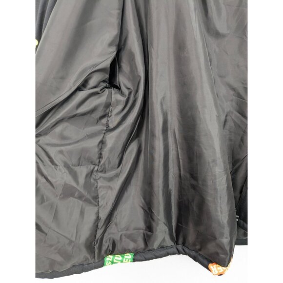 A**holes Live Forever Puffer Jacket Size XL Zip Up Spell Out Gorpcore Streetwear - Picture 9 of 12